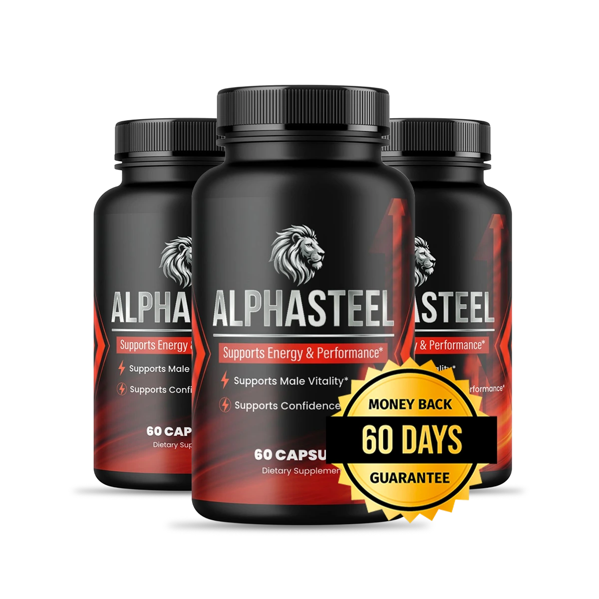 AlphaSteel Official — 3 Bottle Bundle Male Performance Formula